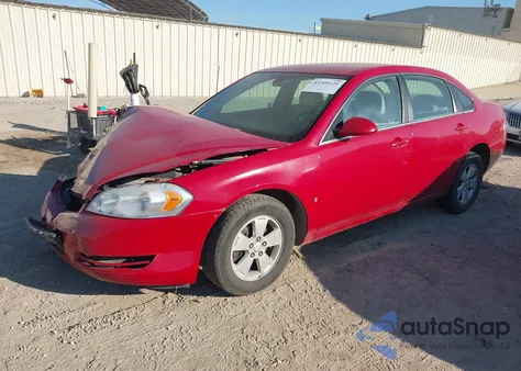 2008 Chevrolet Impala Lt from USA, damaged, VIN 2G1WT55K389116067